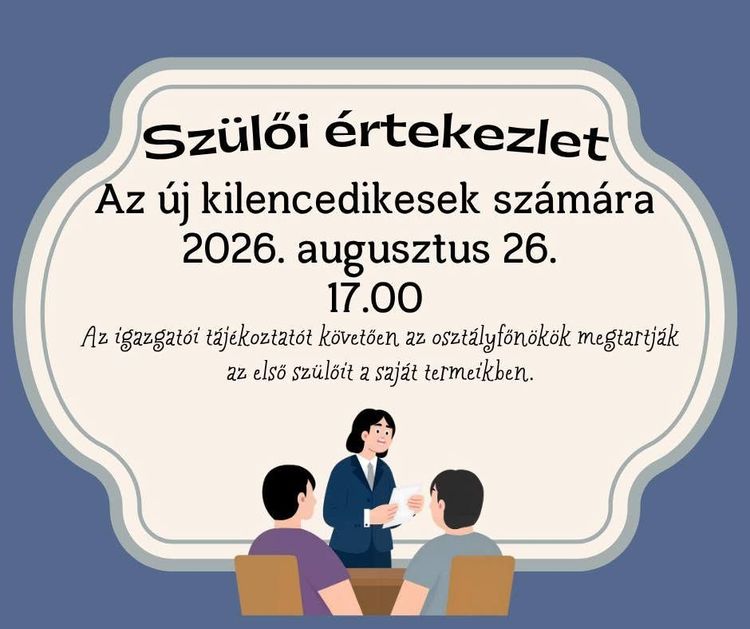 Szülői értekezlet