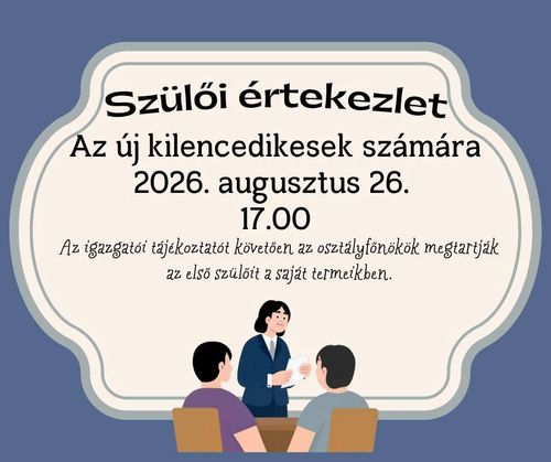 Szülői értekezlet